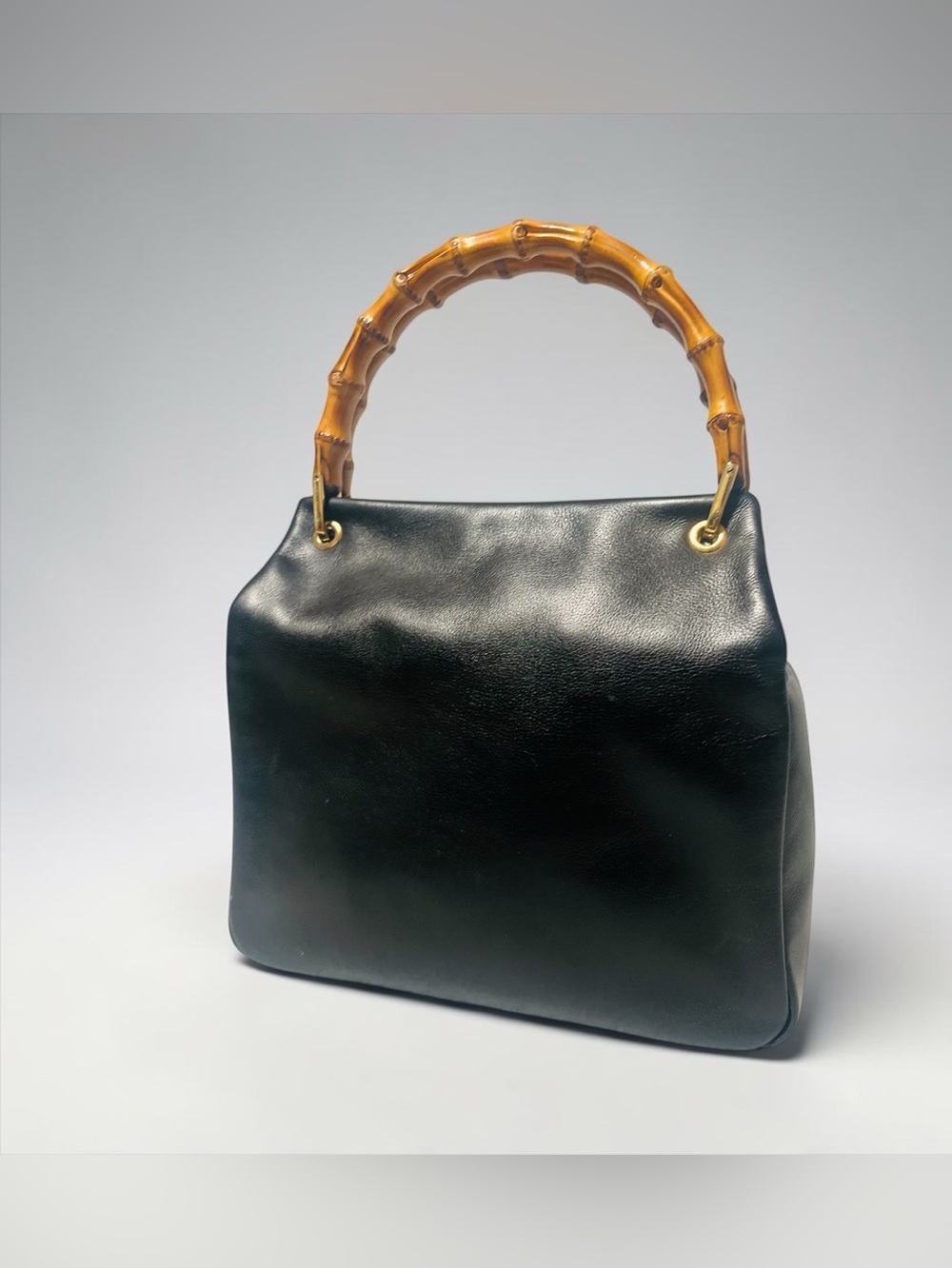 Gucci Bamboo Vintage leather Handbag - Picture 3 of 15